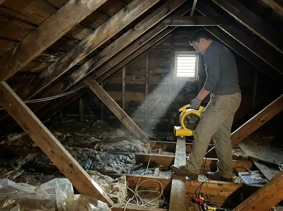attic-water-damage-drying-proc-007 — frequently asked questions, Emergency Water Extraction & 24/7 Flood Response in Perryma…